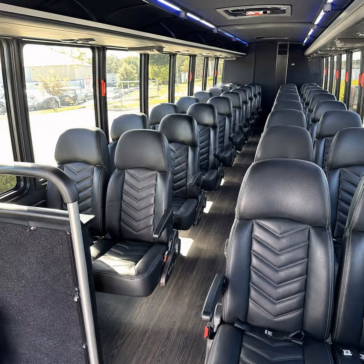 25 passenger minibus interior