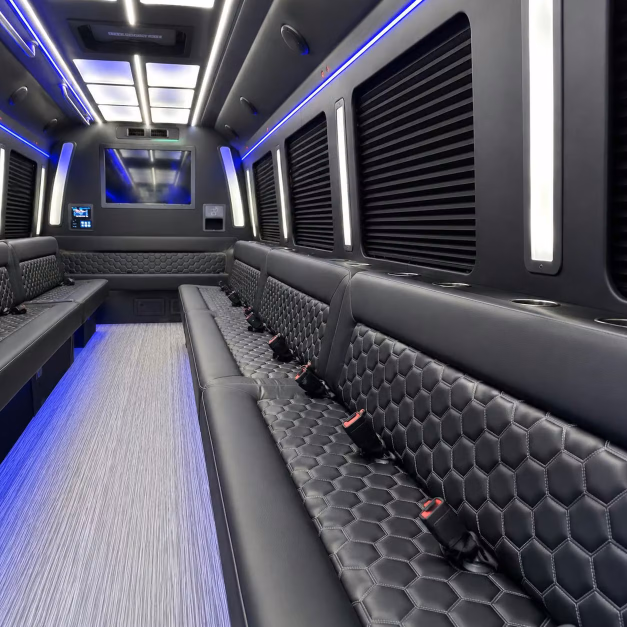 party bus interior