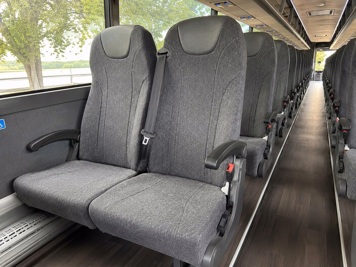 sumter charter bus inside